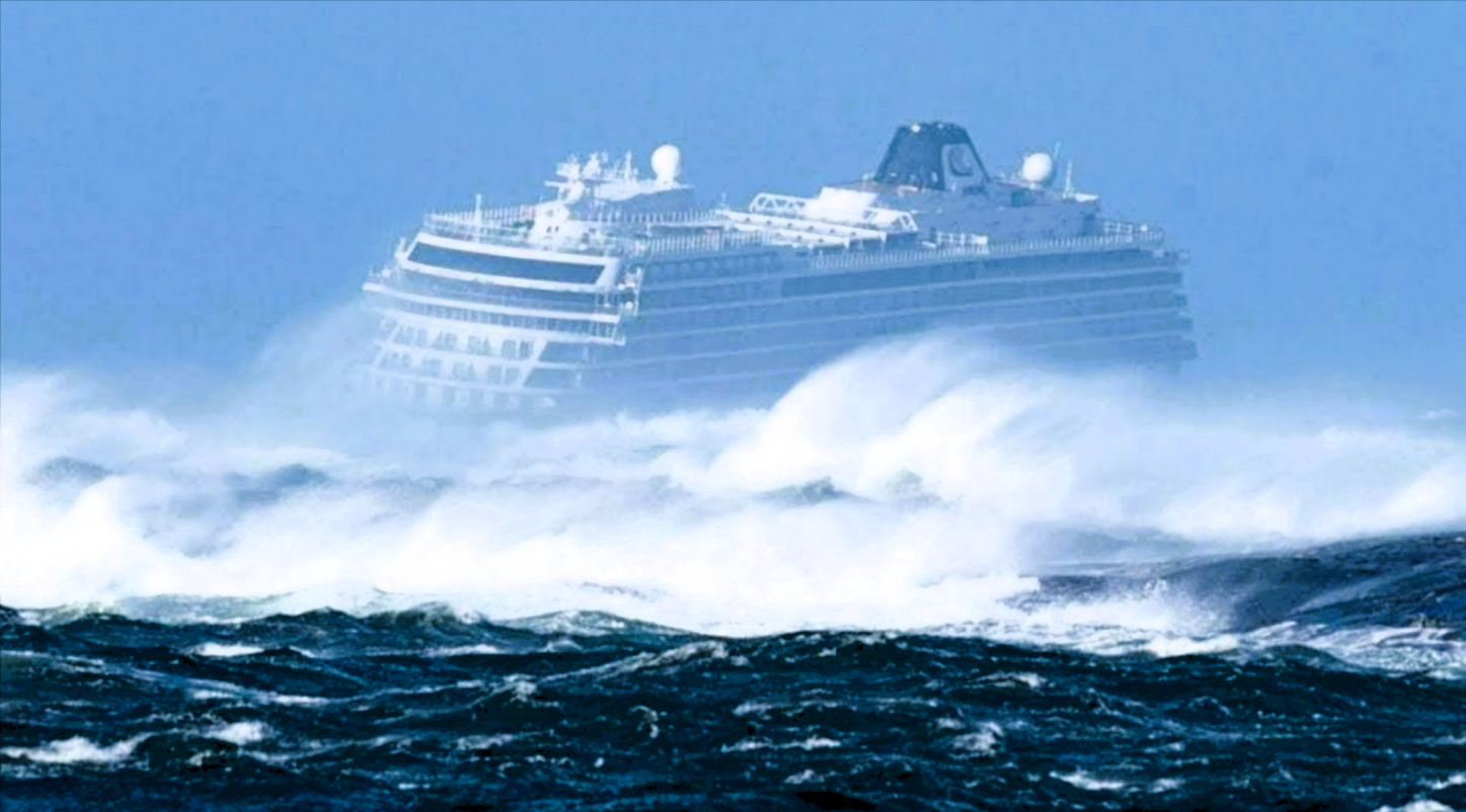 Kreuzfahrtschiff in Not! Schiff der Aida-Flotte gerät in schweren Sturm