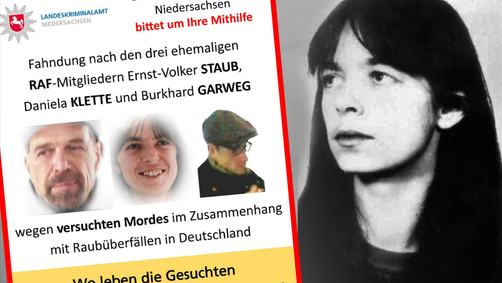 Neuer RAF-Schatz entdeckt! Polizei findet große Summen Bargeld in Möbeln von RAF-Terroristin Klette